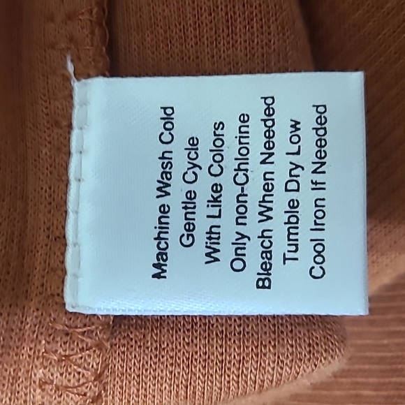 NWT JOSEPH ABBOUD Burnt Orange Ribbed Quarter Zip Pullover Shirt - Size XL - Picture 8 of 15